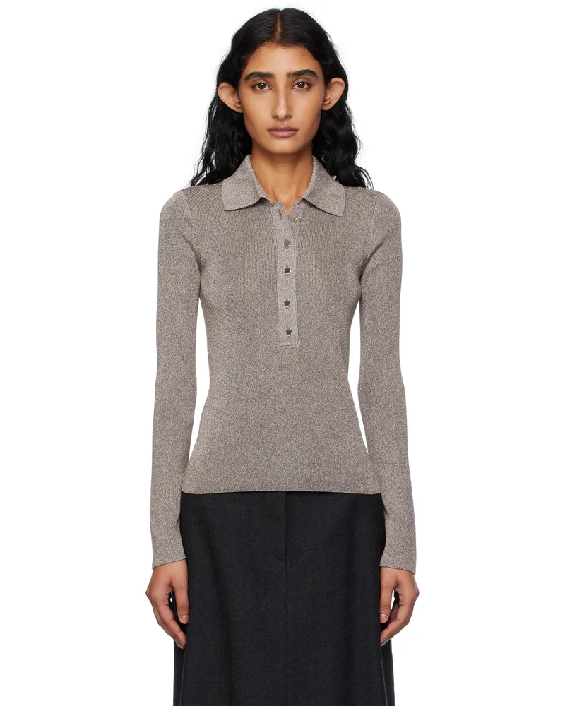 A.P.C. Gray Mila Polo Laa