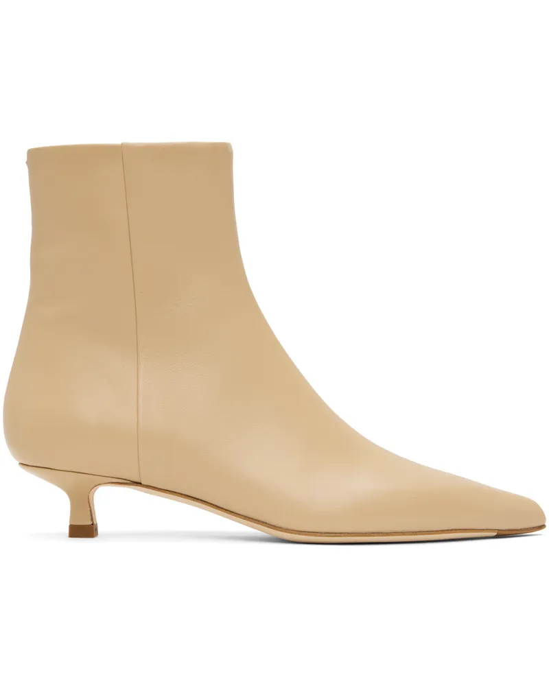 aeyde Beige Sofie Boots Latte