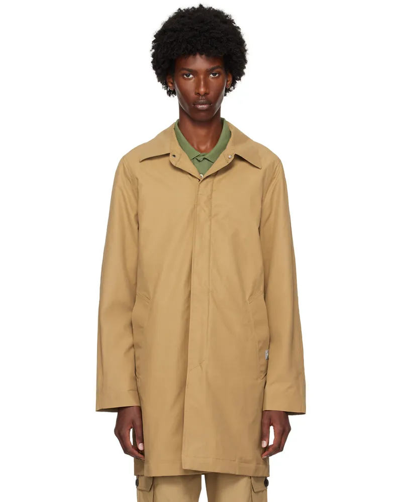 Paul Smith Tan Spread Collar Coat 61