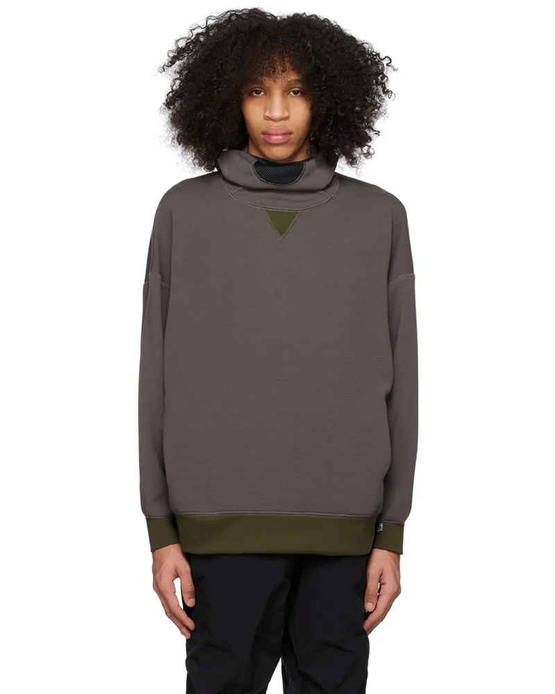 CMF Outdoor Garment Taupe & Khaki Paneled Hoodie Khaki