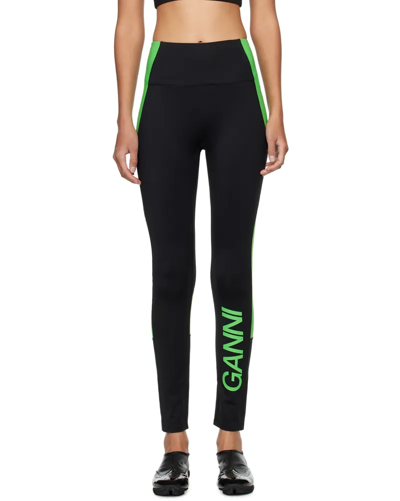 Ganni Black Active Leggings 099