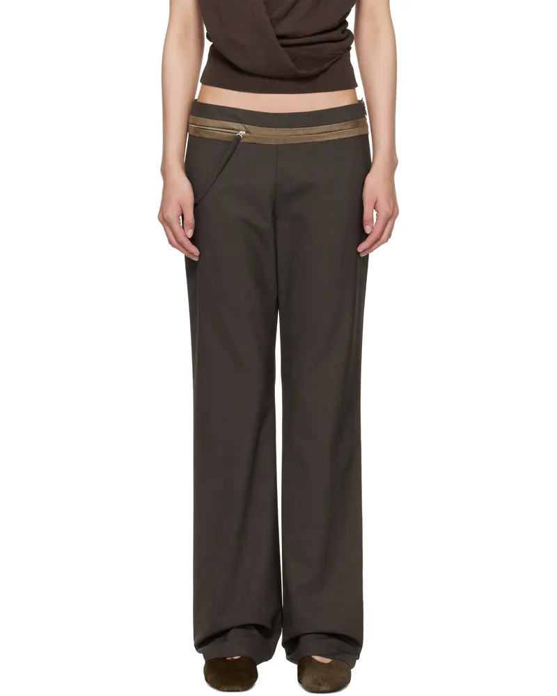 Paloma Wool Brown Freire Trousers 327
