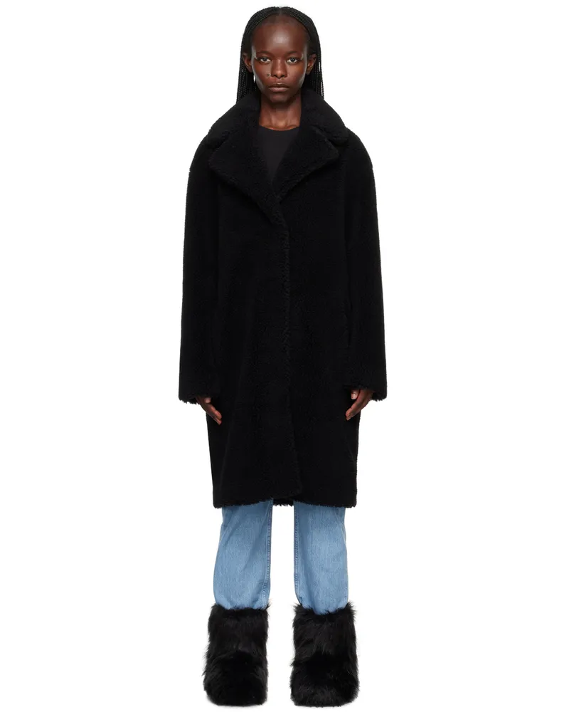 STAND Black Camille Cocoon Coat 89900