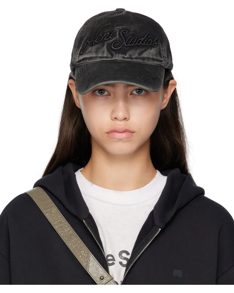 Acne Studios Black Logo Cap 900