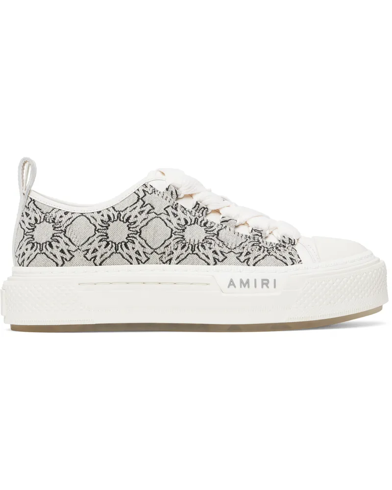 Amiri Gray MA Quad Jacquard Court Low Sneakers Grey