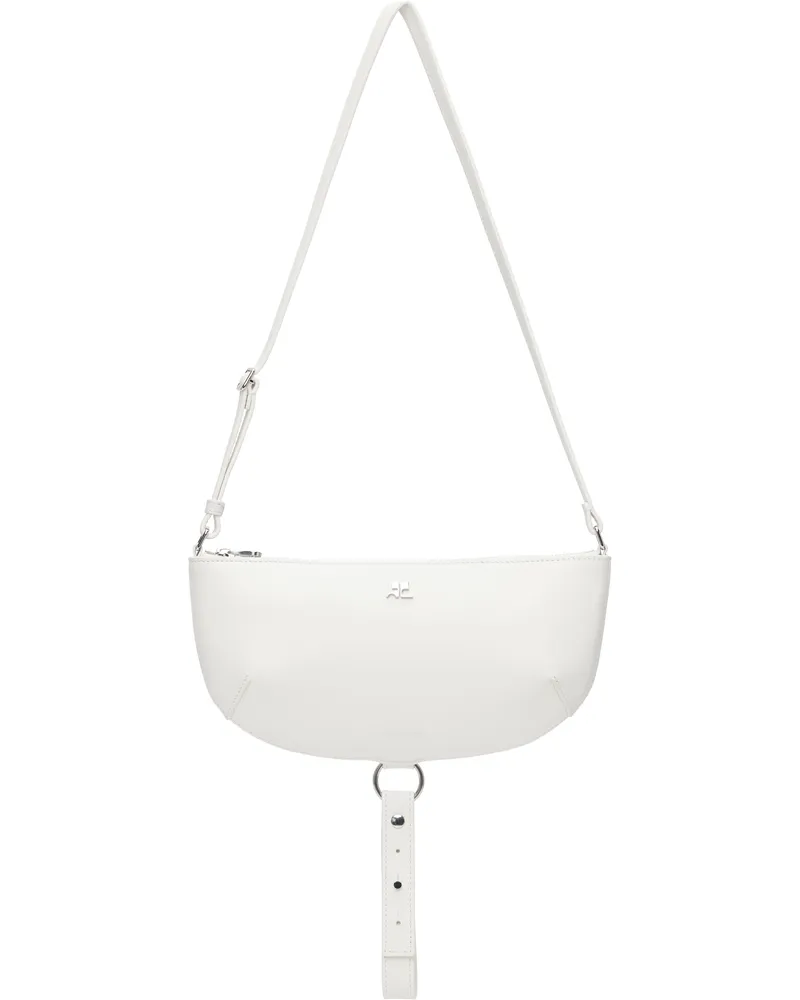 Courrèges White Holy Eclipse Leather Bag 0011