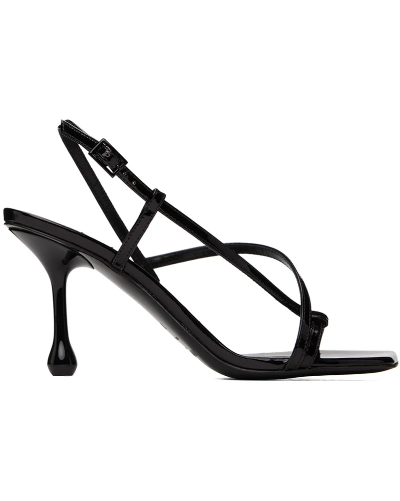 Jimmy Choo Black Etana 80 Heeled Sandals Black