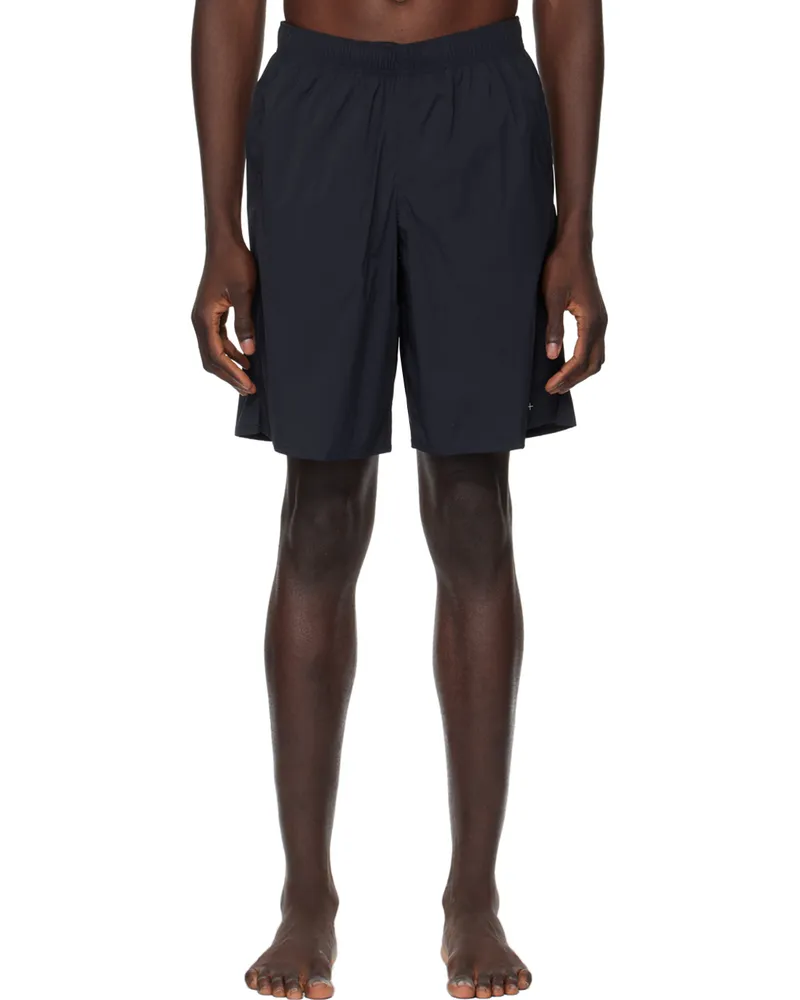 Jil Sander Navy Printed Swim Shorts 405