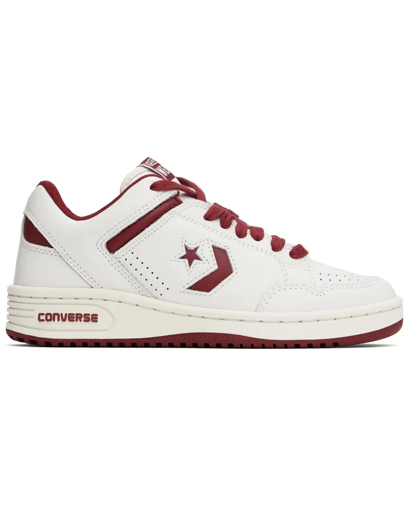 Converse White & Red Weapon Sneakers Vintage