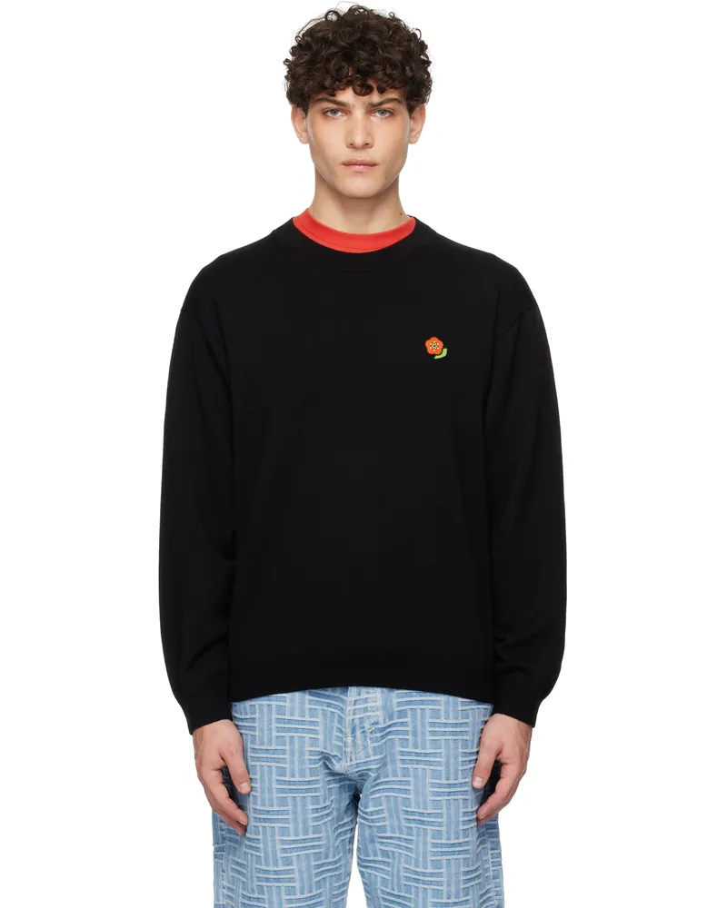 Kenzo Black Kenzo Paris Pop Sweater Black