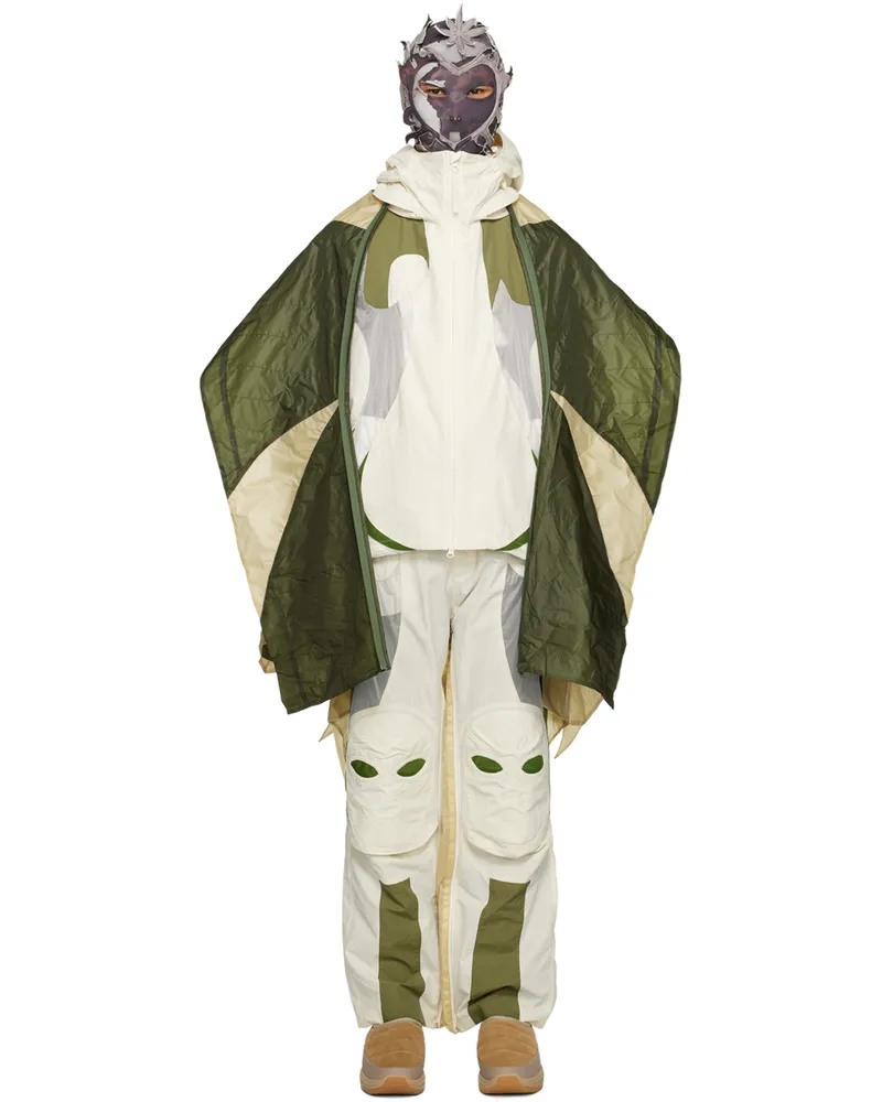 KUSIKOHC Off-White Paneled Jacket Ivory