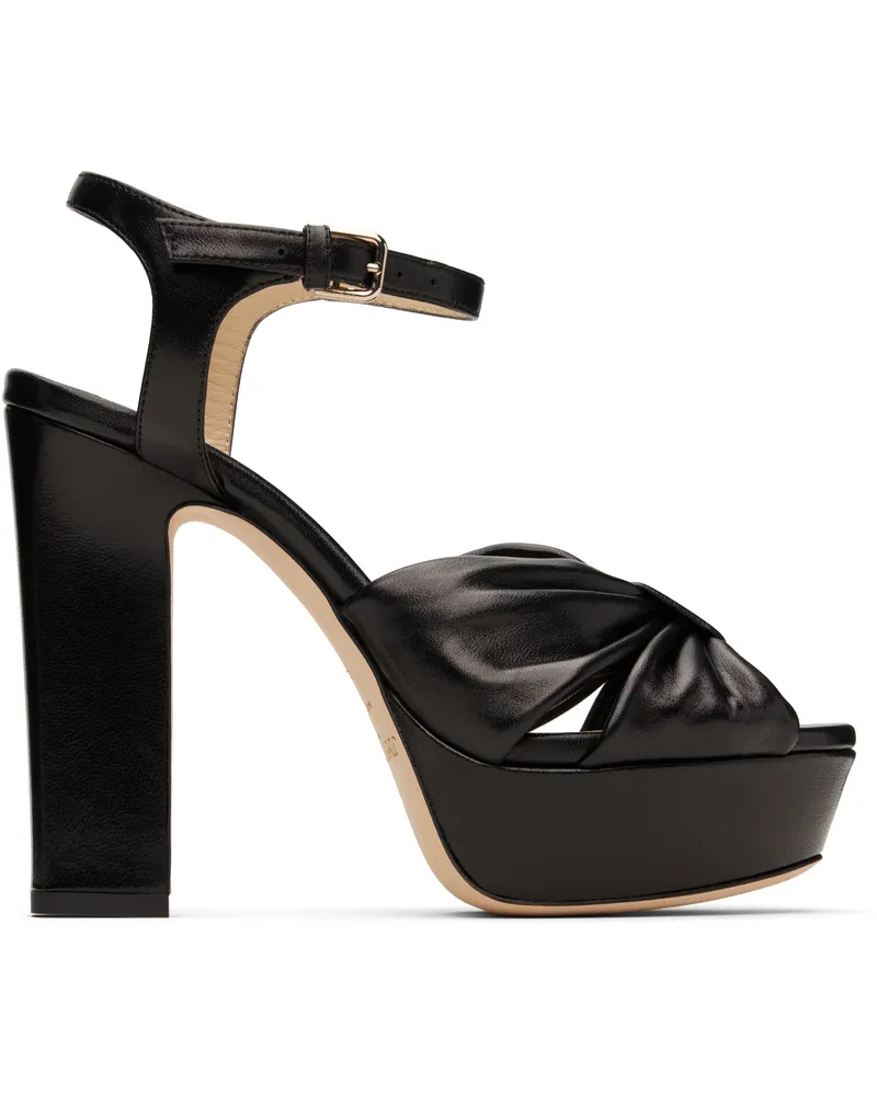 Jimmy Choo Black Heloise 120 Heeled Sandals Black