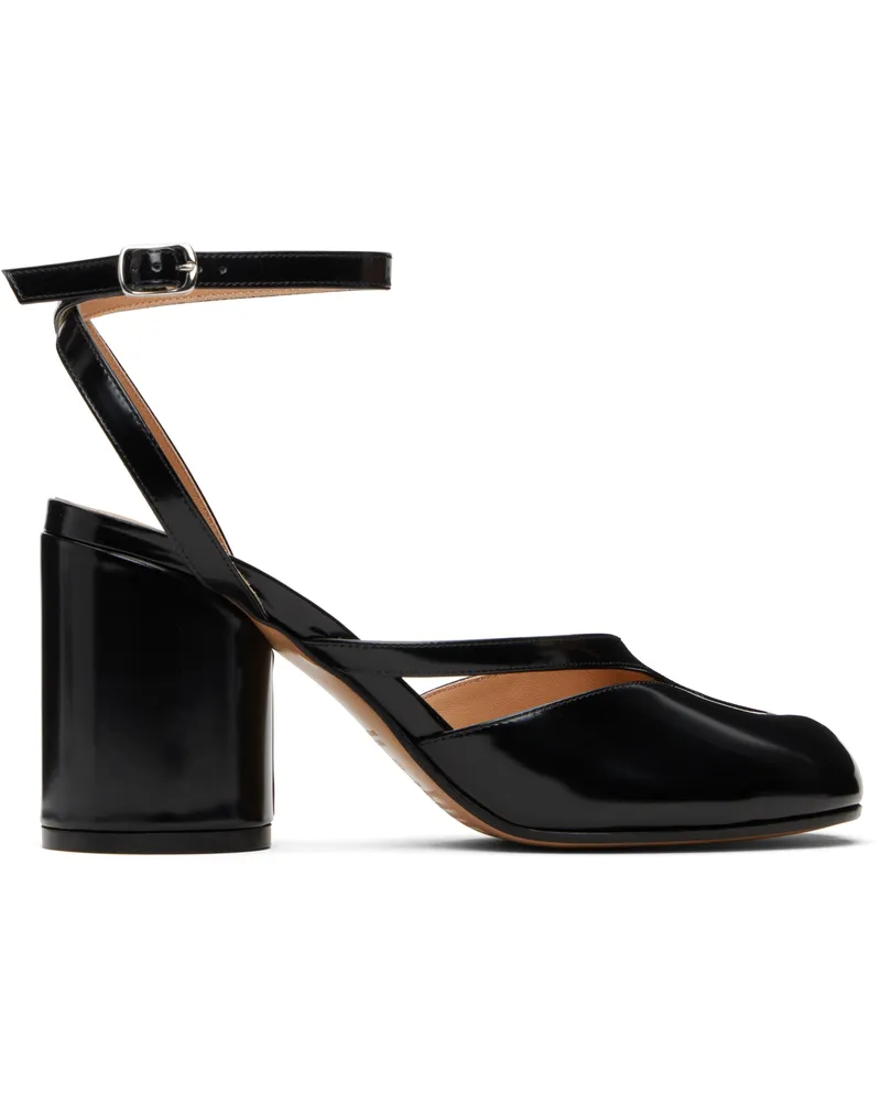 Maison Margiela Black Tabi Pump Heeled Sandals T8013