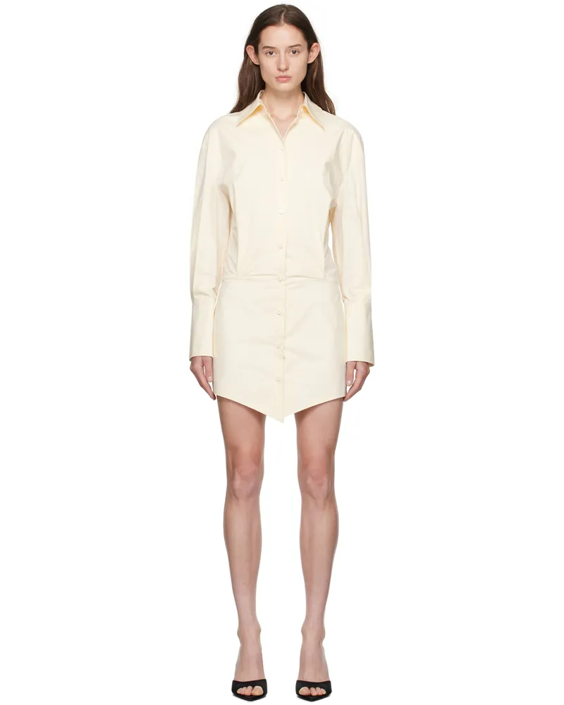 ATTICO Off-White Silvye Minidress 043