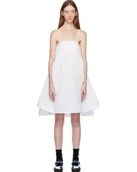 Cecilie Bahnsen White Lisbeth Minidress White