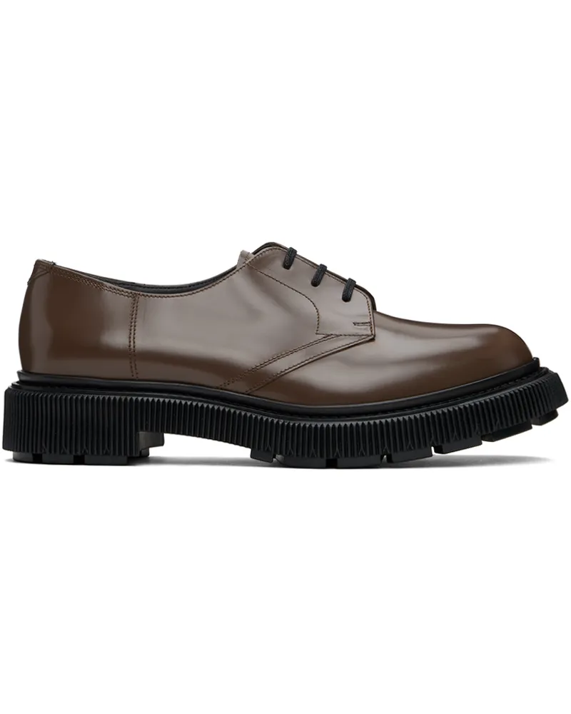 Adieu Paris Brown Type 132 Derbys Earth
