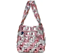 Pink & Silver Links Tote