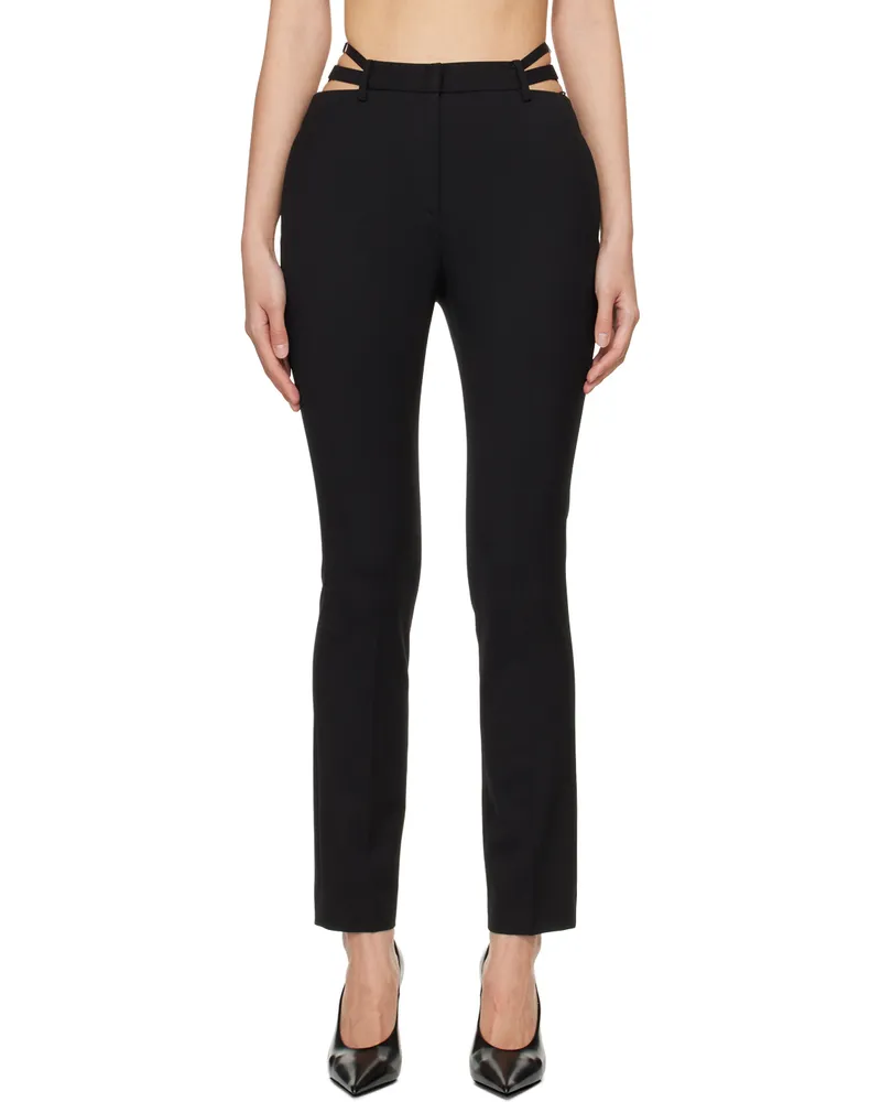 Dion Lee Black Lingerie Trousers Black