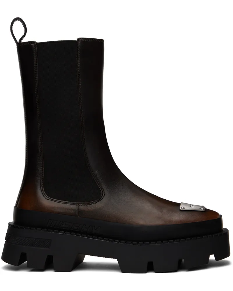MISBHV Black & Brown 'The 2000' Chelsea Boots Baltimora