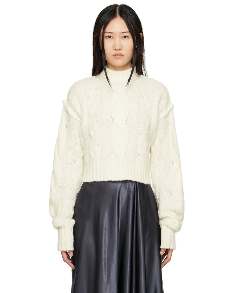SPORTMAX White Noto Sweater 001