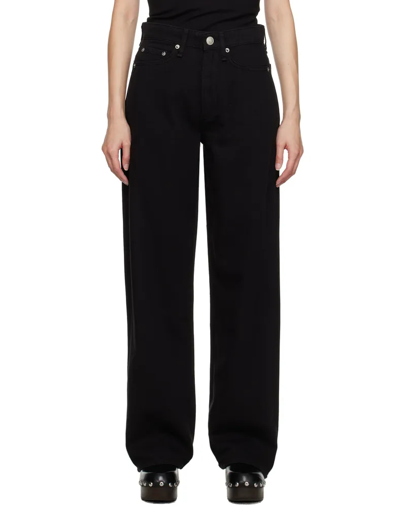 Rag & Bone Black Logan Jeans Black