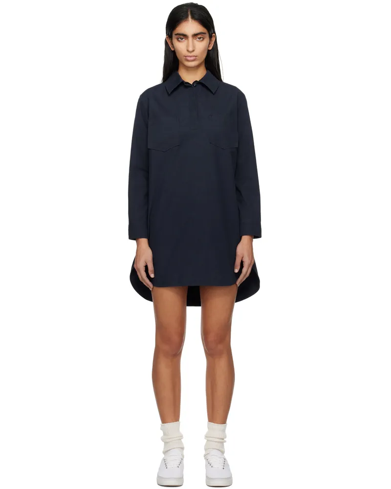 A.P.C. Navy Angela Minidress Iak