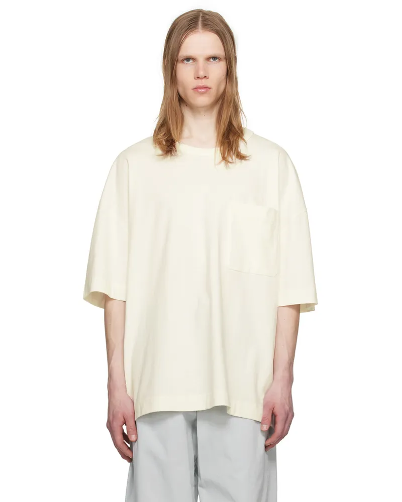 Christophe Lemaire Off-White Boxy T-Shirt Wh001