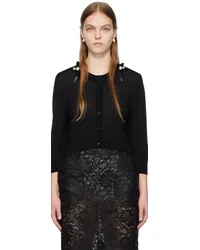 Simone Rocha Black Bow Cardigan Black