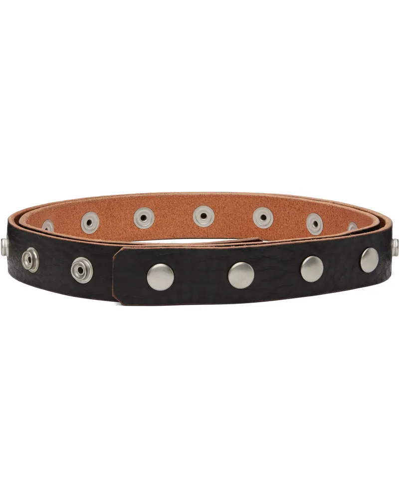 Rick Owens Black Concordians Snap Belt 09
