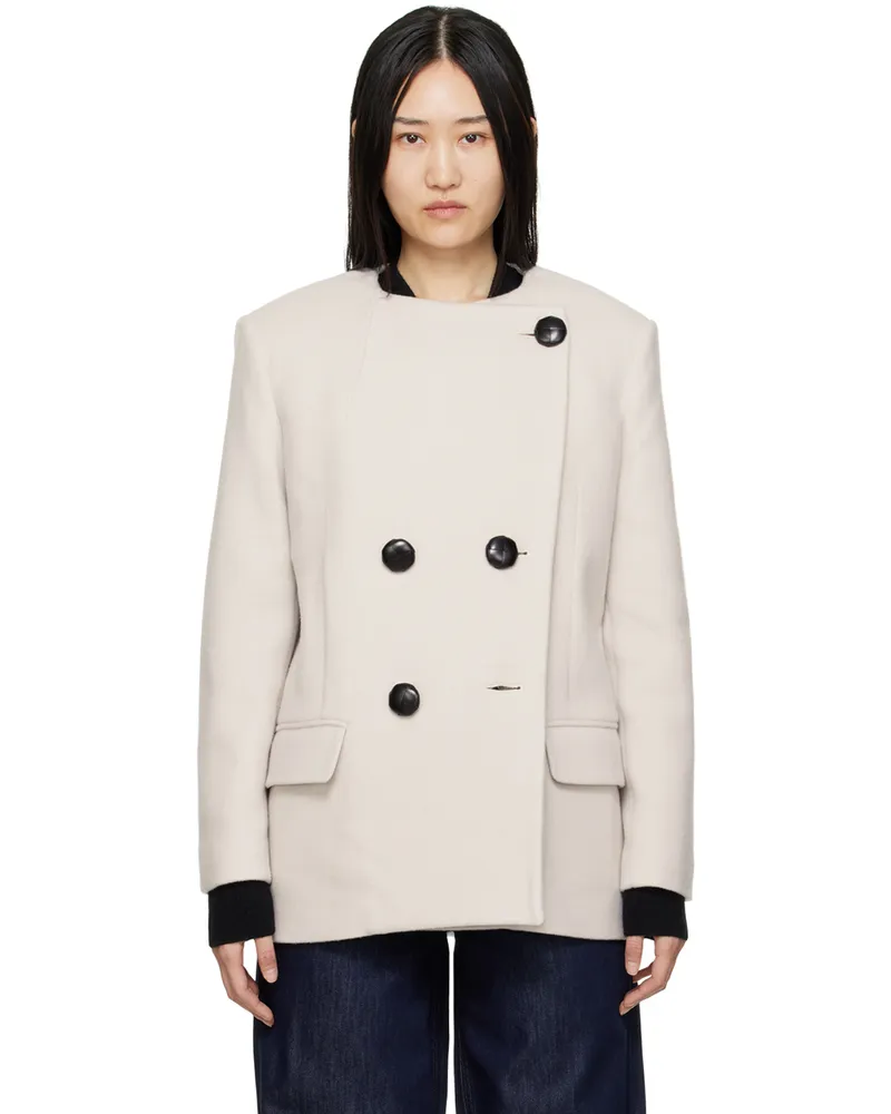 Isabel Marant Off-White Ebrigdi Jacket 20ck