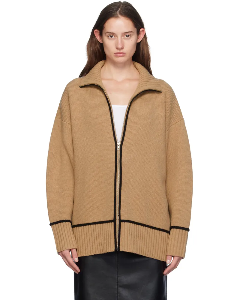 STAND Beige Zion Cardigan 10302