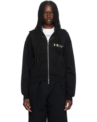 Jacquemus Black La Casa 'Le hoodie Gros Grain zippé' Hoodie Black