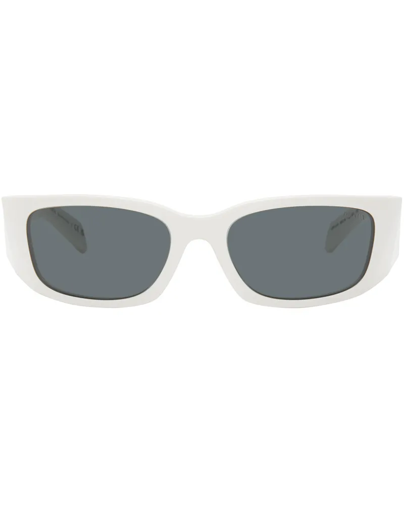 Prada White Symbole Sunglasses 1425s0