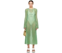 Green Airy Maxi Dress