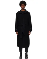 LE 17 SEPTEMBRE Black High Neck Coat Black