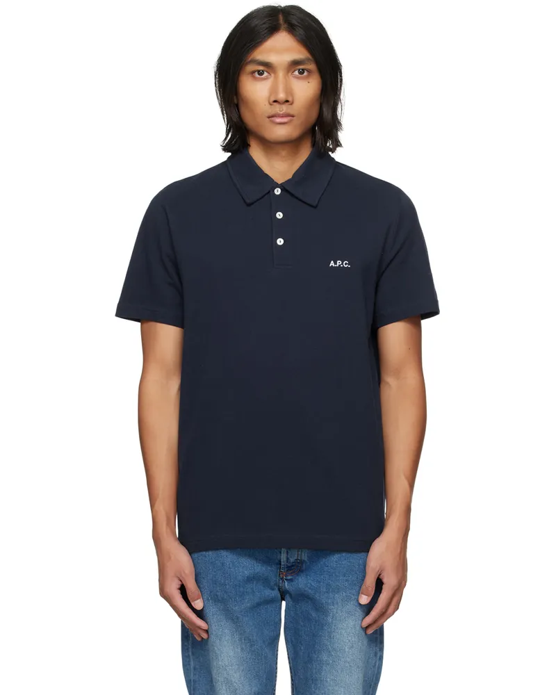 A.P.C. Navy Austin Polo Iak
