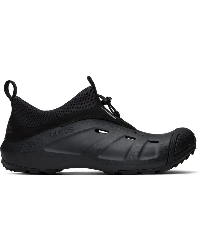 Crocs Black Quick Trail Low Clogs Black