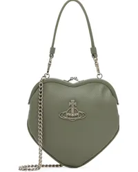 Vivienne Westwood Green Belle Heart Frame Bag Mgreen