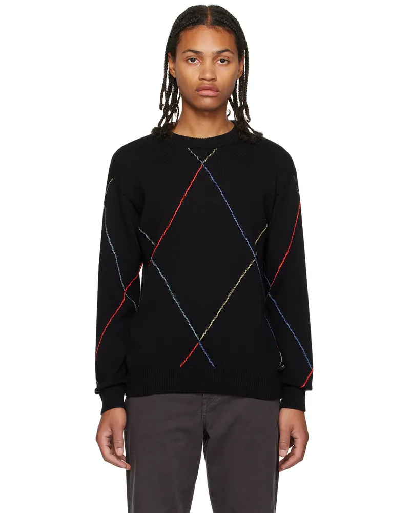 Paul Smith Black Argyle Sweater 79