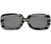 Black 817 Blanc LNT Edition Decorated Frame Sunglasses