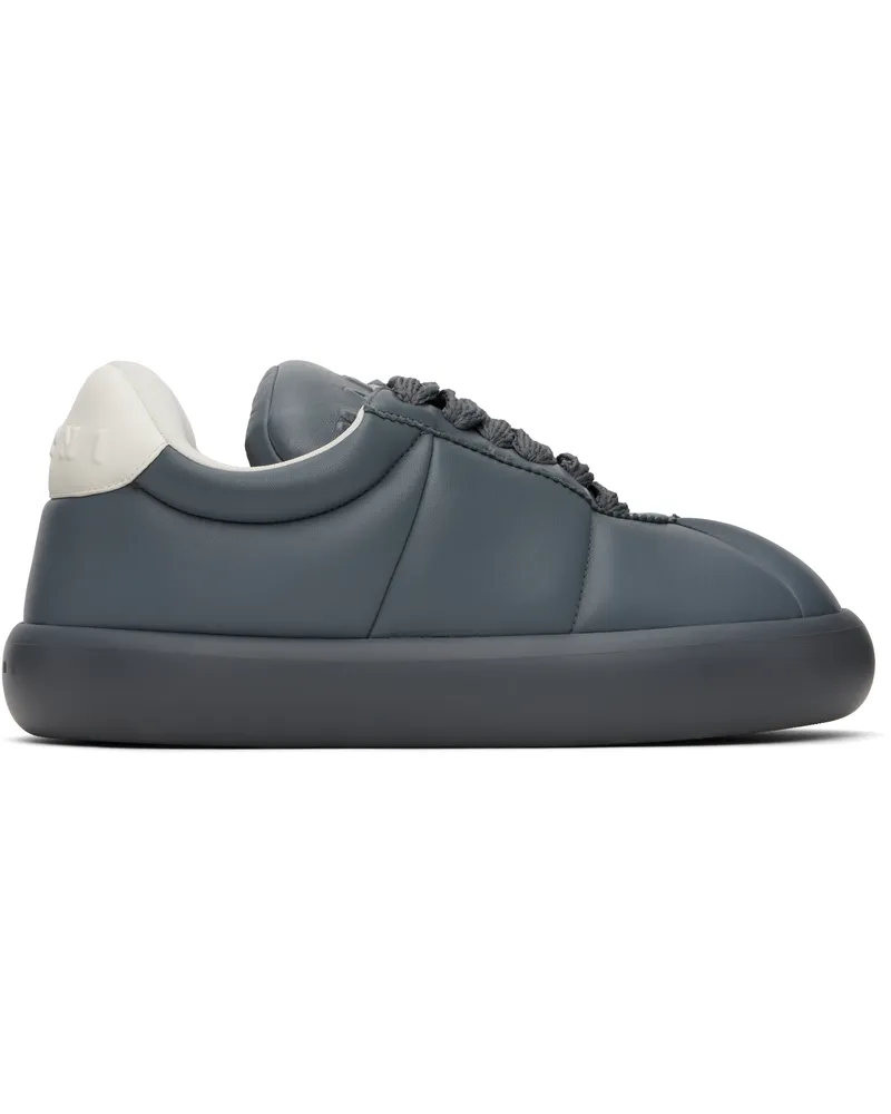 Marni Gray Leather BigFoot 2.0 Sneakers 00nneutral