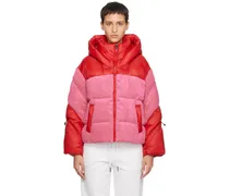 Pink & Red Zao Down Jacket