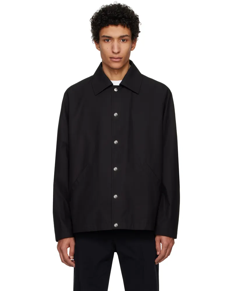 Jil Sander Black Logo Jacket 001
