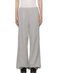 Maison Margiela Gray Bonded Sweatpants 853m