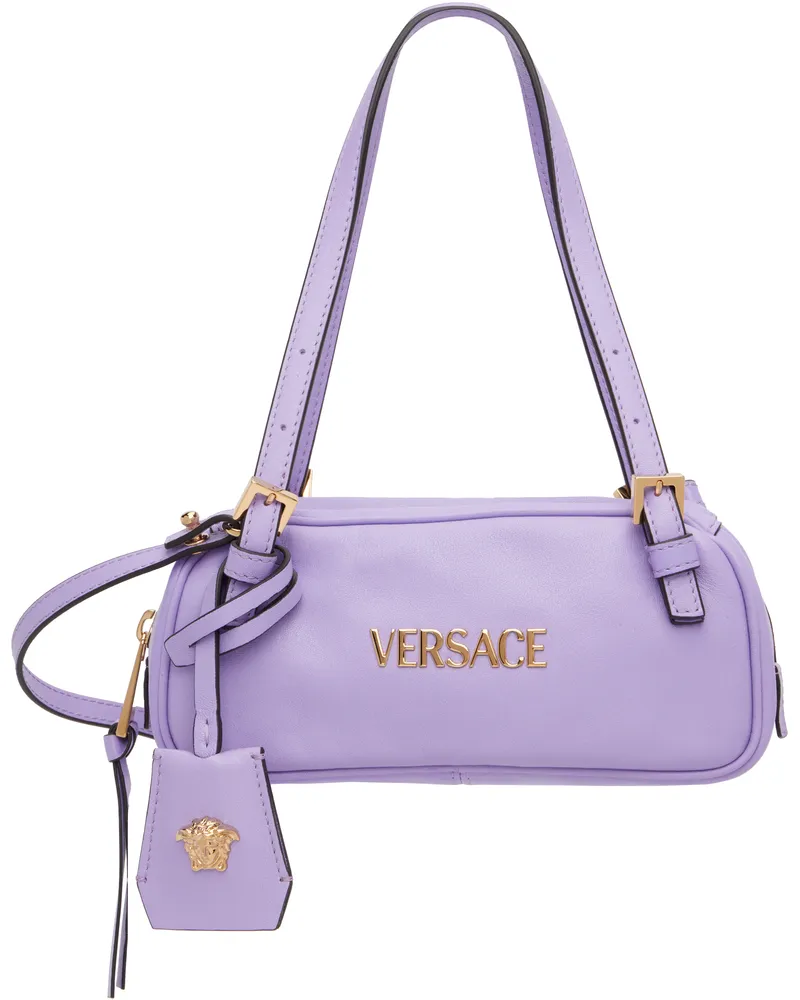 Versace Purple Versace Tag Bowling Mini Bag 1l57v-lillac-versace