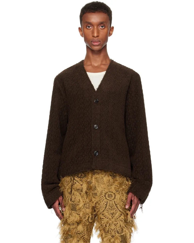 Séfr Brown Zola Cardigan Connemara