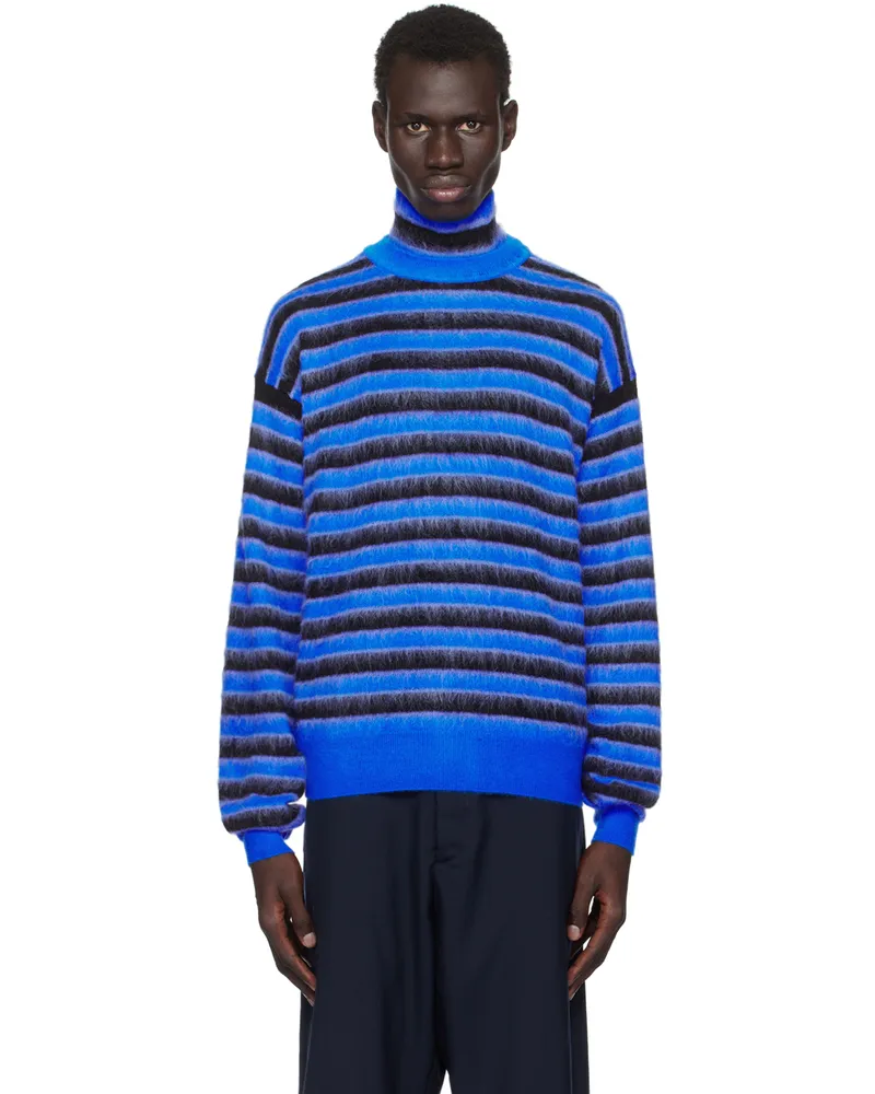 Marni Blue Striped Sweater Rgb57