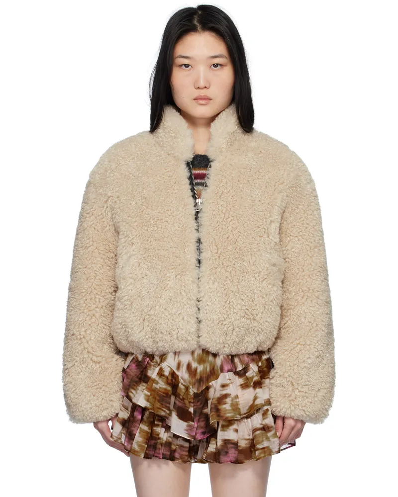 Étoile Isabel Marant Beige Anasta Jacket Ecru