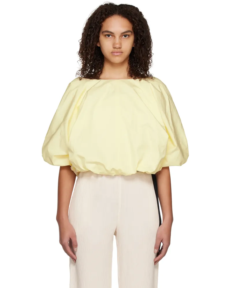 BITE Studios Yellow Flow Blouse Lemon