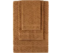 Orange Rex Five-Piece Towel Set